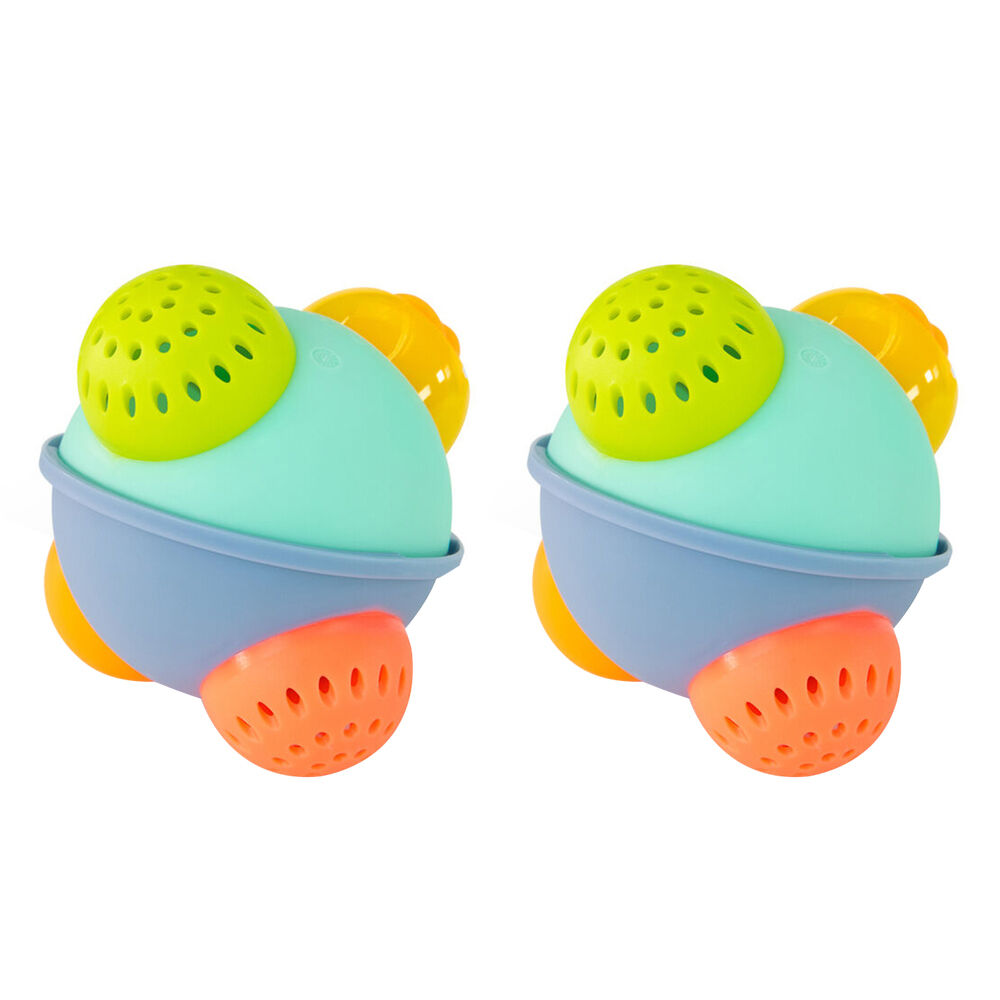 Sassy Baby Discovery Bath Ball Interactive Baby/Toddler Fun Play Toy 6m+ (2 Pack)