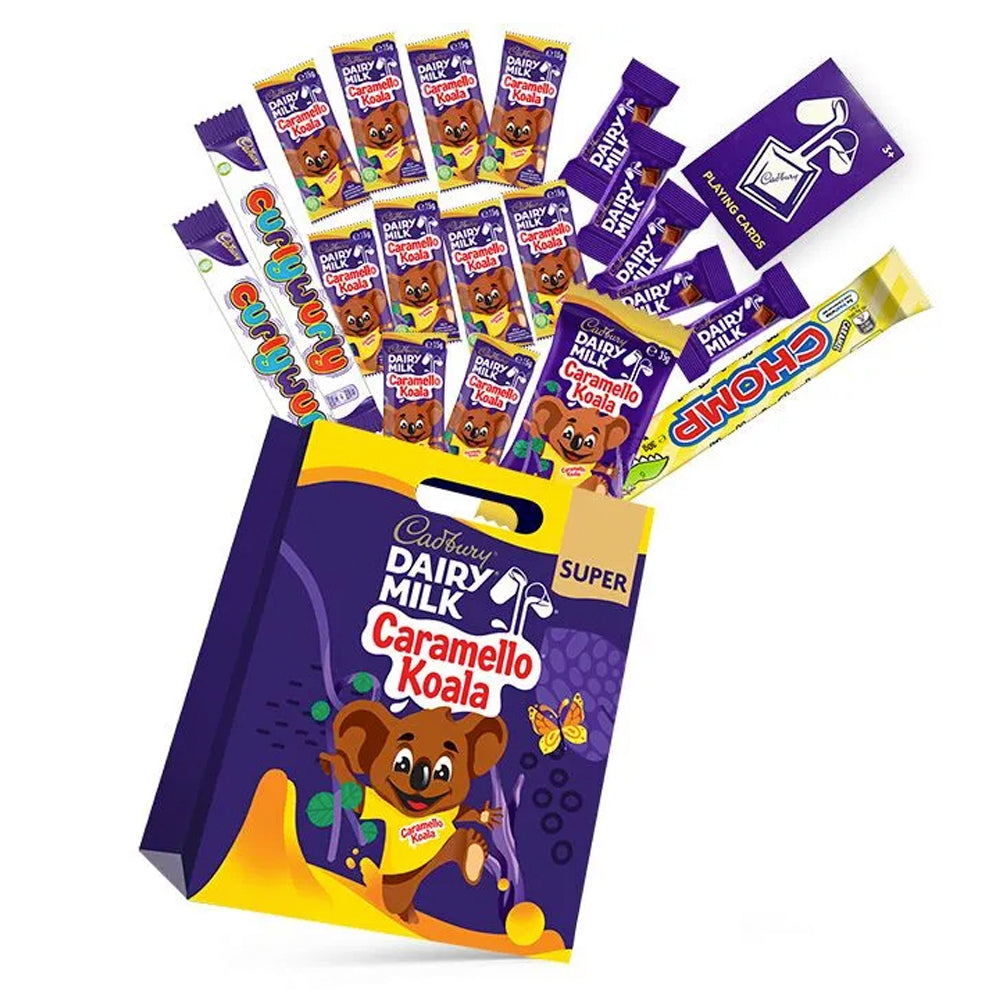 Cadbury Dairy Milk Caramello Superbag Showbag Caramel Chocolate Mix Snacks (20 Pieces)