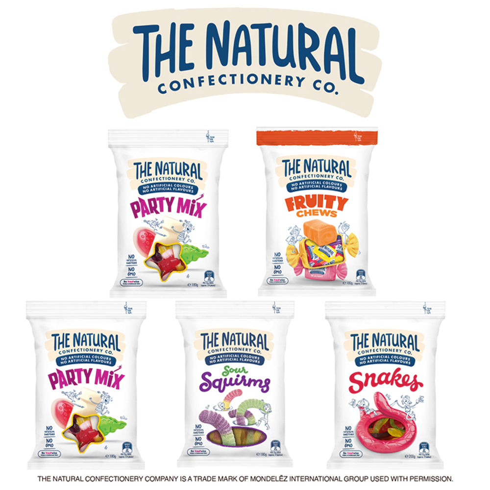 The Natural Confectionery Co. 5pc Showbag Party Mix Showbag Sweet Treat Snacks