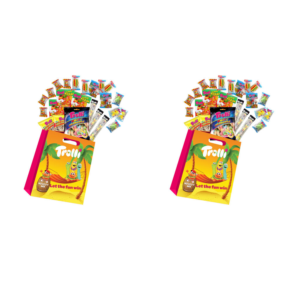 Trolli Gummy Candy Jumbo Showbag Kids/Child Chewy Sweets (2 Pack)