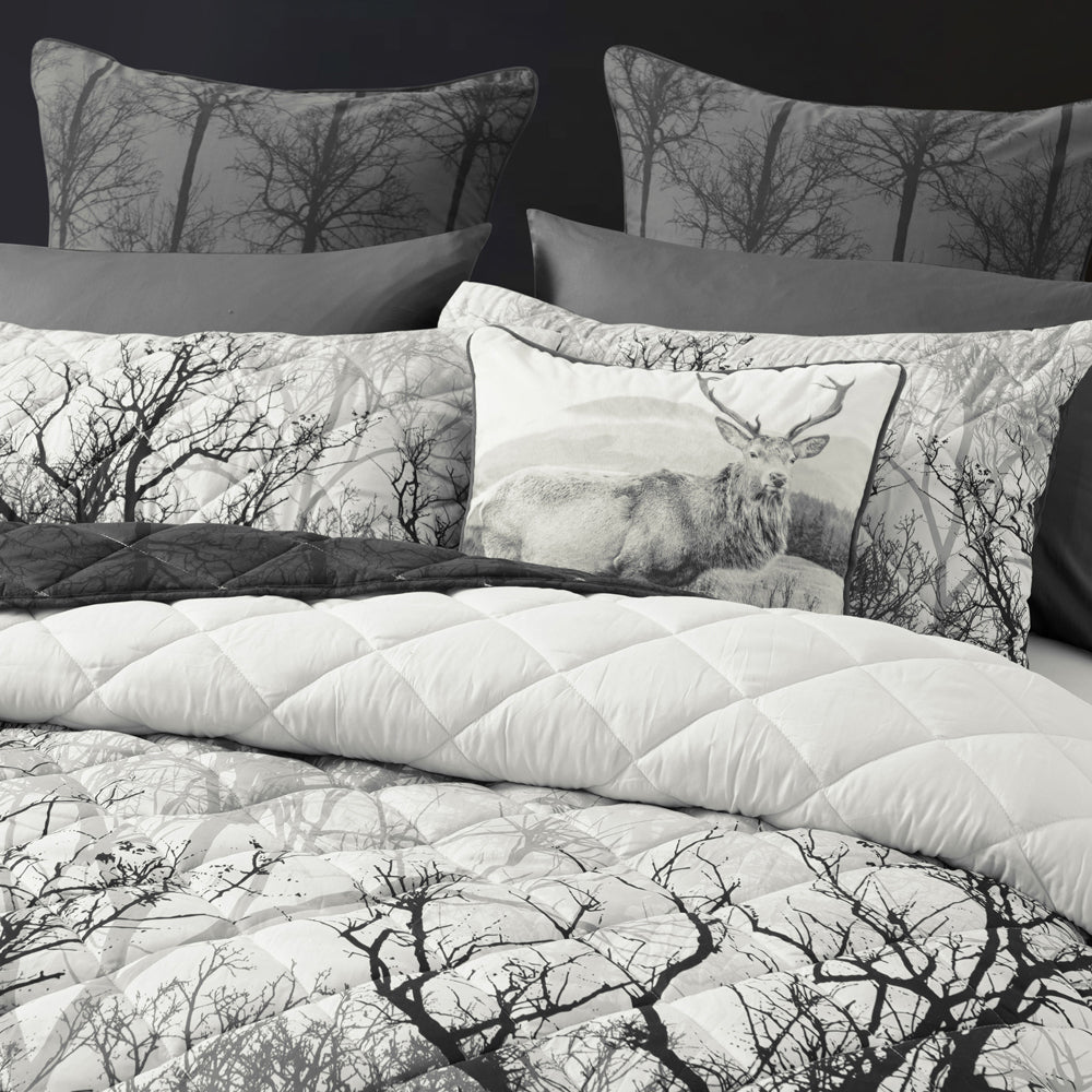 Bianca Boscage Polyester Black Nature Inspired Coverlet Set — image 2