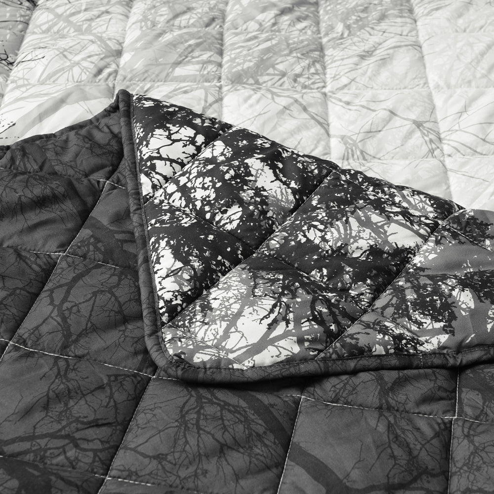 Bianca Boscage Polyester Black Nature Inspired Coverlet Set — image 4