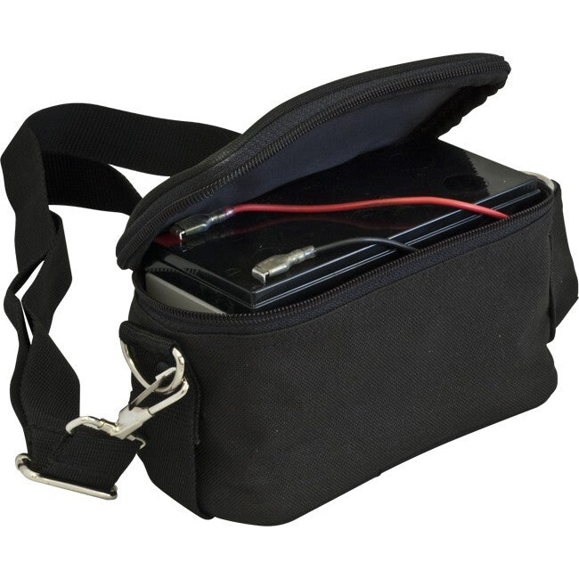 Unbranded Battery Carry Case/Bag for 7AH 12V SLA Batteries w/ 12V Cigarette Lighter Socket