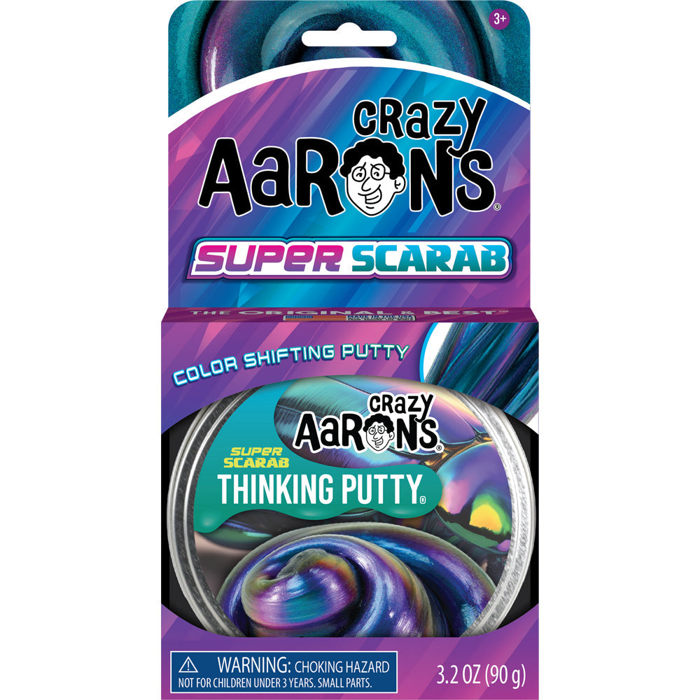 Crazy Aarons Thinking Putty Super Scarab Super Illusions Kids Toy 10cm 3y+ (2 Pack) — image 2