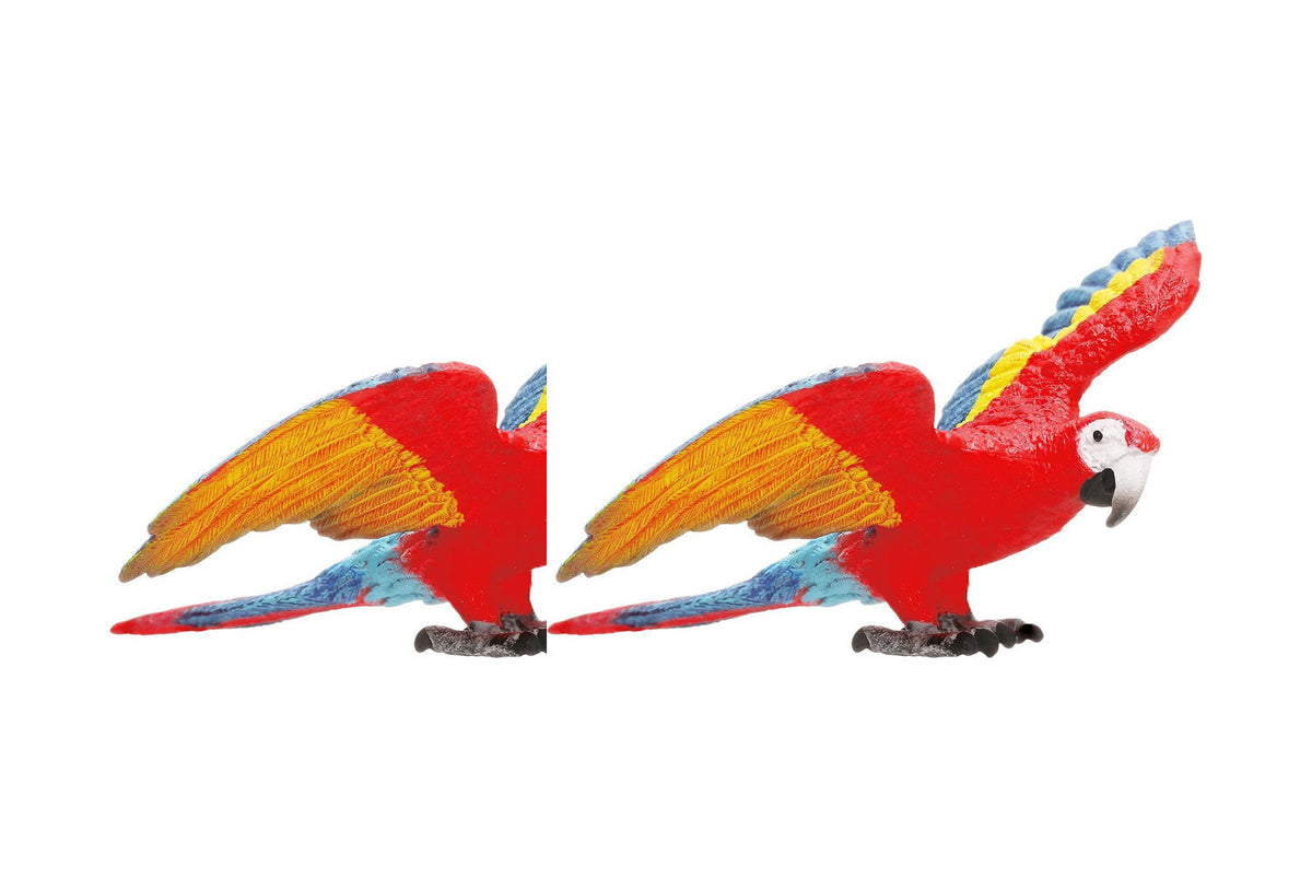 Schleich Kids/Childrens Toy Play Replica Figurine Macaw Pretend Animal 3y+ (2 Pack)