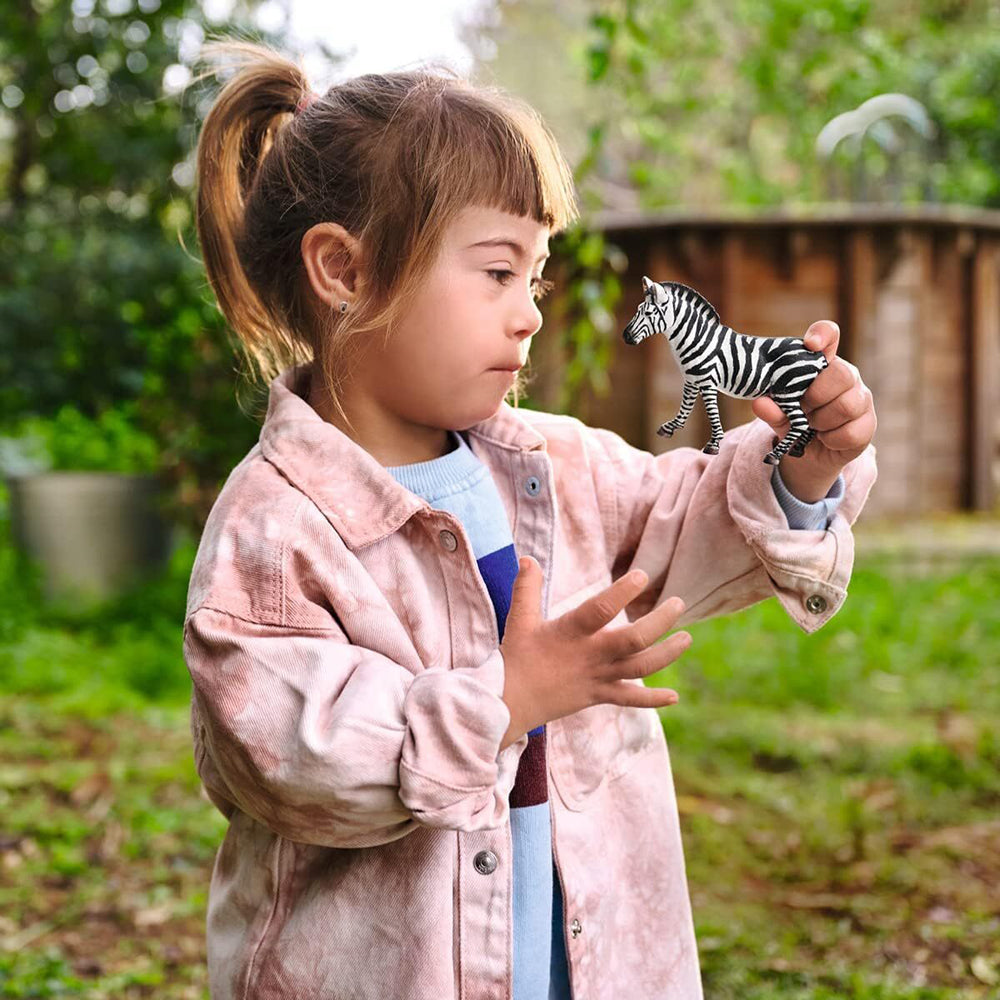 Schleich 4.7'' Female Zebra Wildlife Animal Action Figure Kids Play Toy 3-8y — image 2
