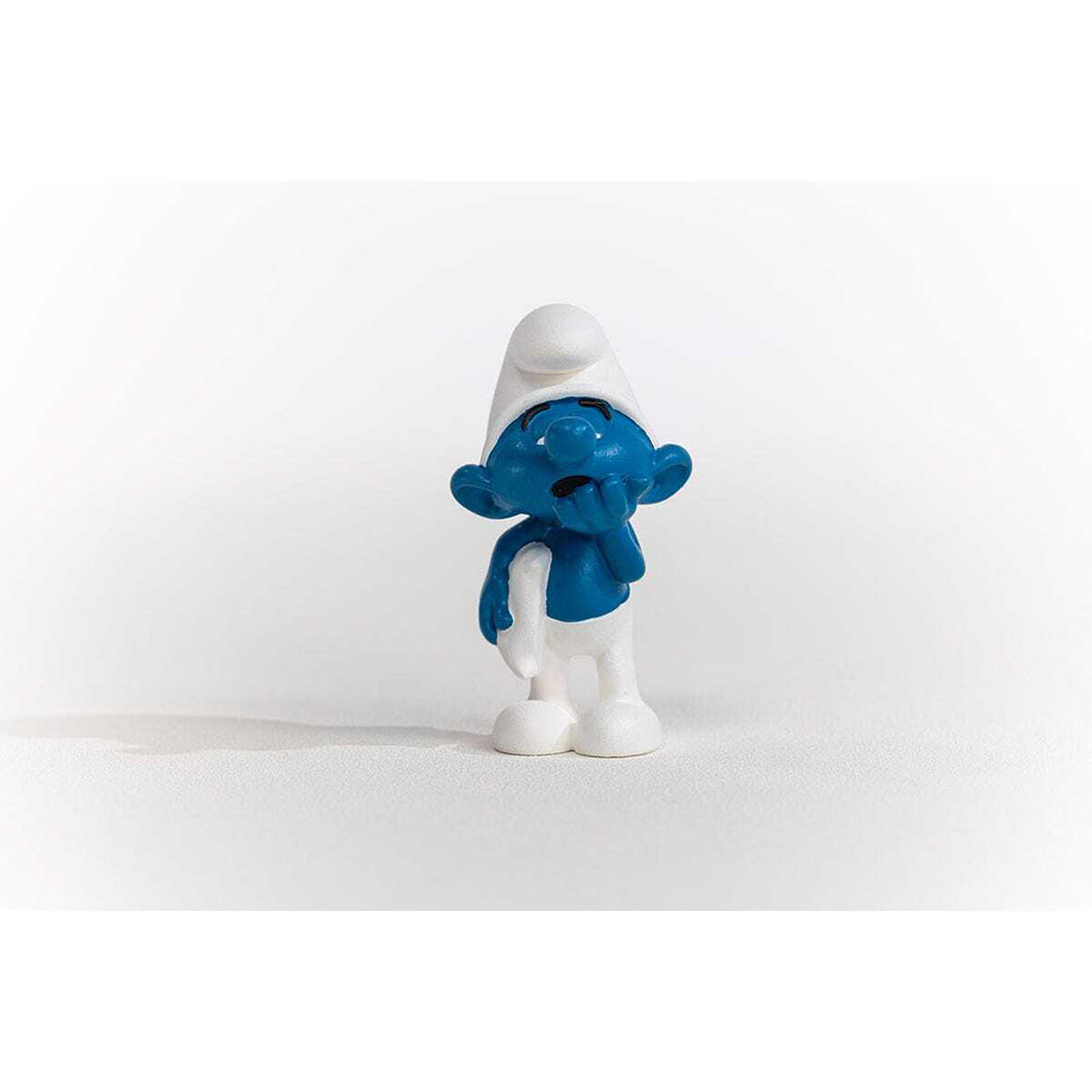 Schleich Kids/Childrens Toy Play Action Replica Figurine Lazy Smurf 3y+ — image 2