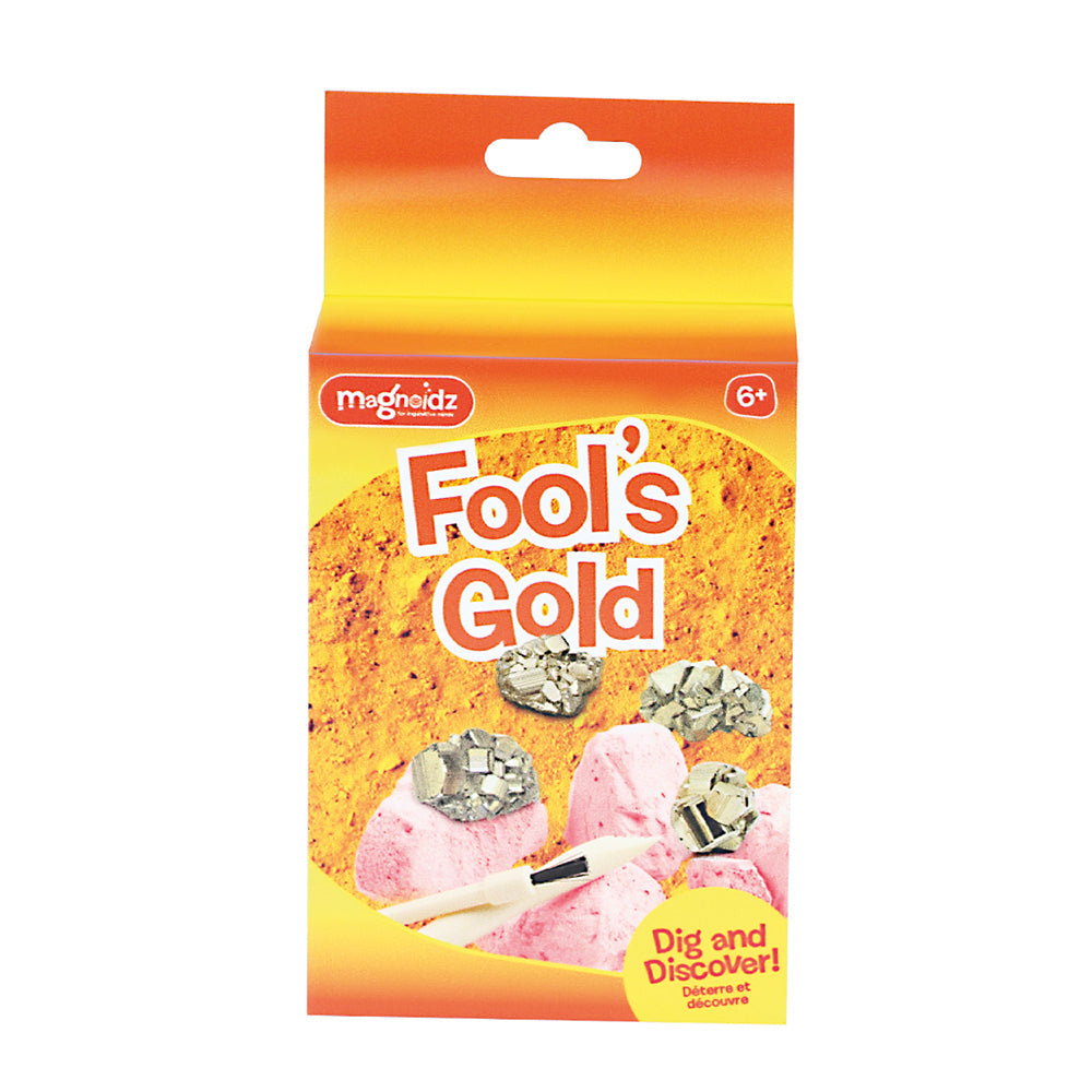 Fumfings Magnoidz Discover 16cm Fools Gold Discovery Kit Fun Excavation Game Toy Kids 6y+