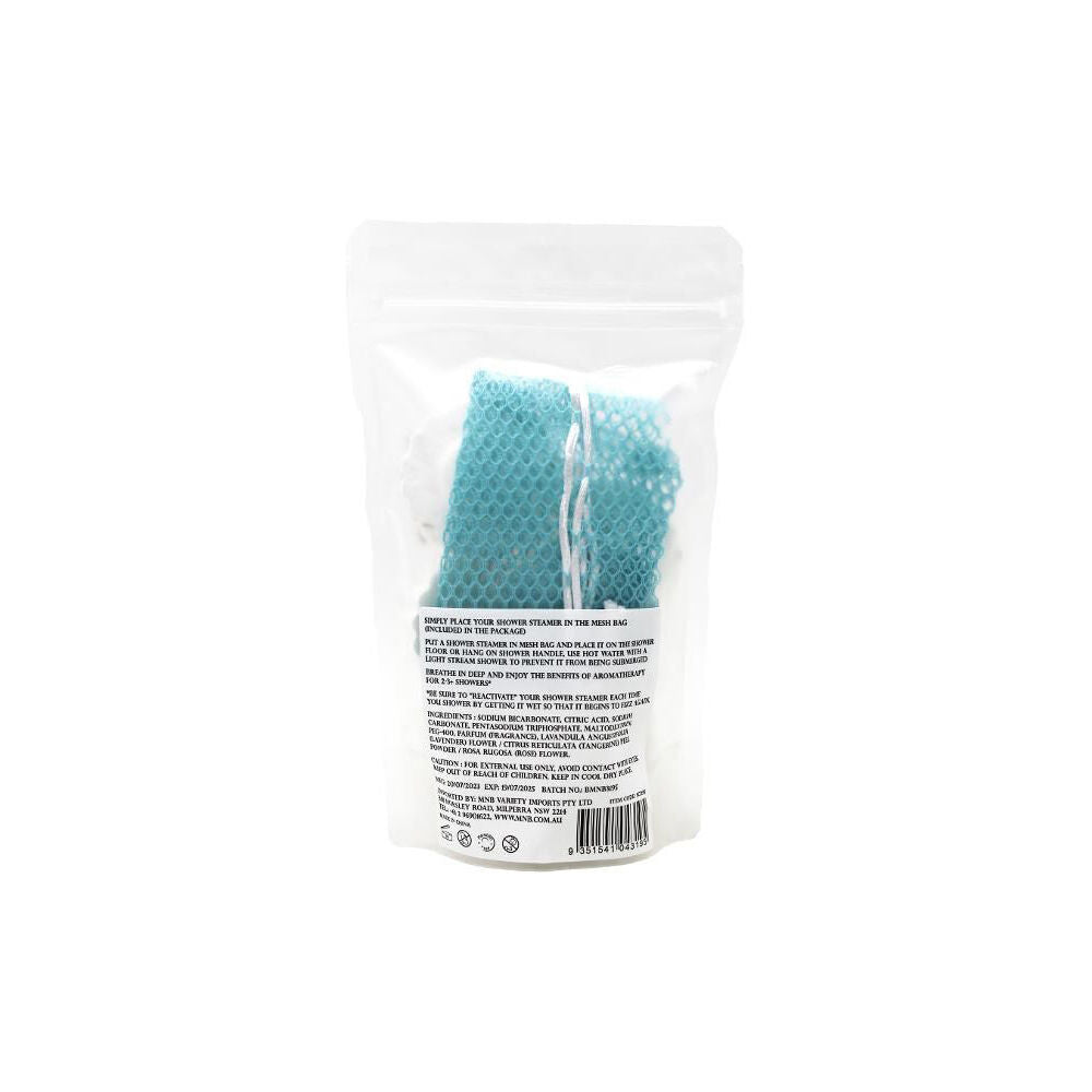 Swisscare Shower Steamers Infused Variety Pack w/ Mesh Bag 140g Assorted (6 Pack) — image 3