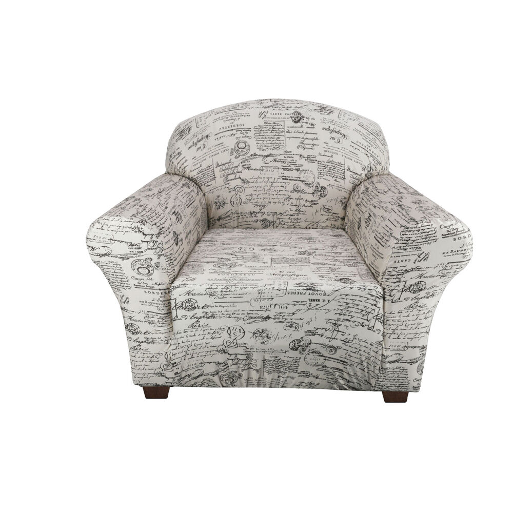 Elan Sofa Cover/Protector Stretch Couch Slipcover Washable Script 81-109cm