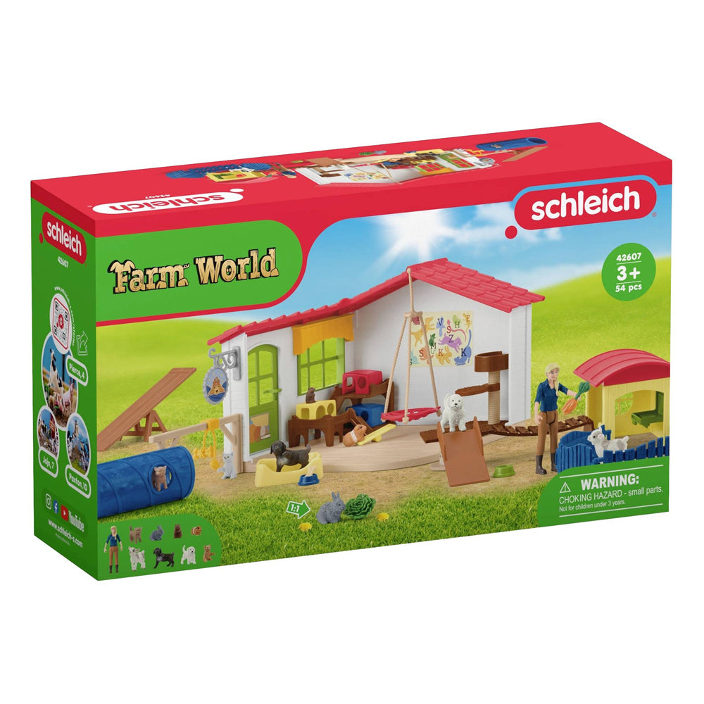 Schleich Kids/Childrens Toy Play Replica Figurine Pet Hotel Playset 3y+