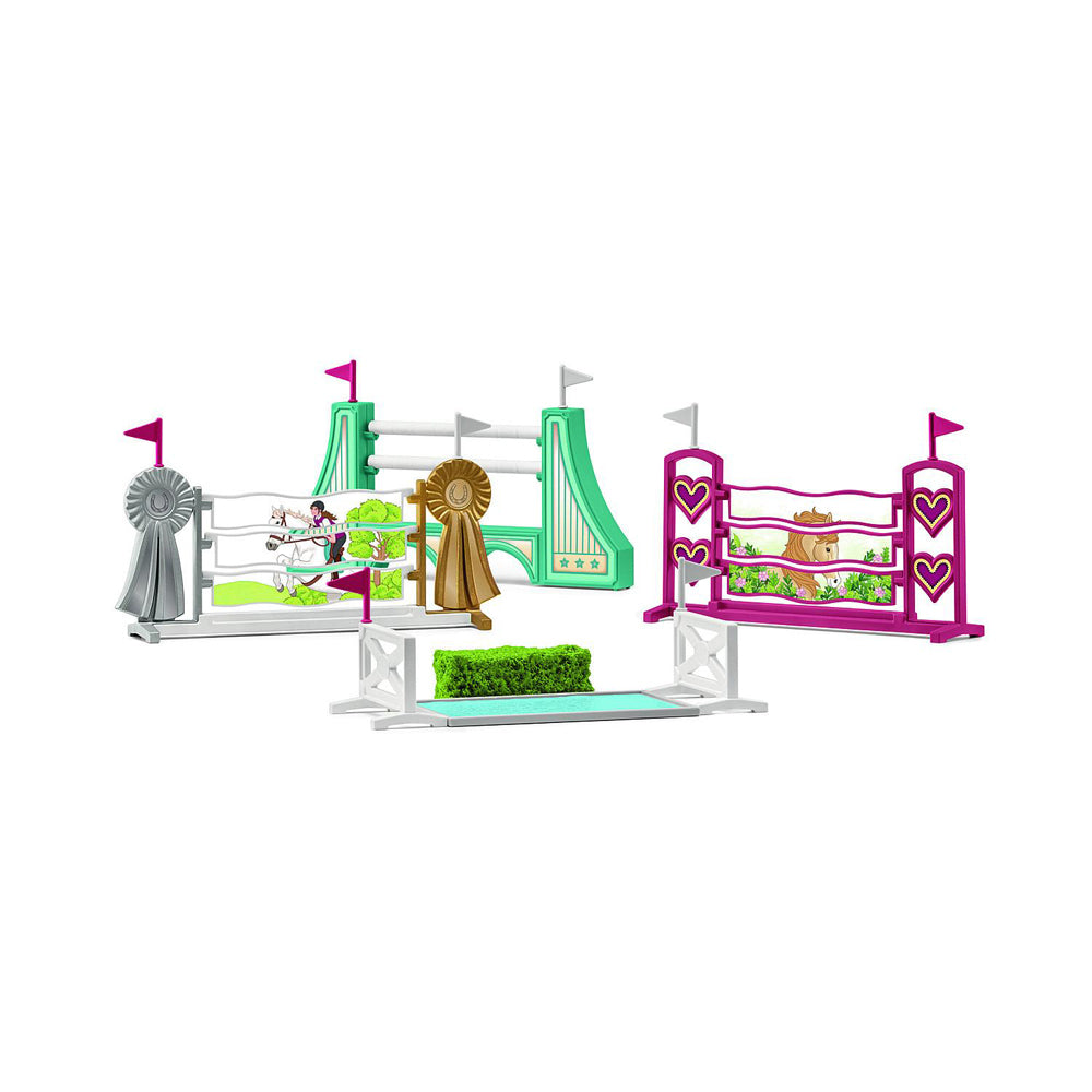 Schleich Horse Obstacle Course Accessories Kids/Children Toy Set 5-12y (30 Pieces)
