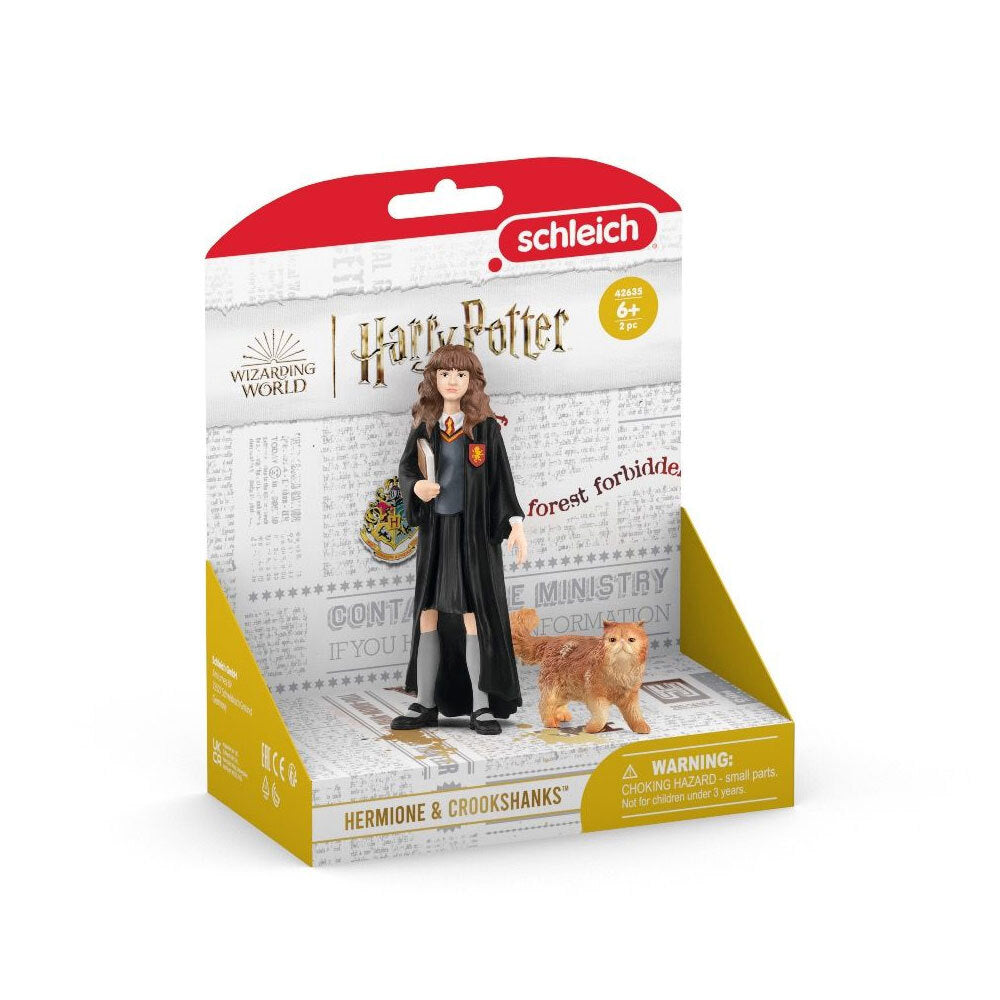 Schleich Wizarding World 3.9'' Hermione & Crookshanks Figure Kids Toy 6-12y (2 Pieces) — image 2