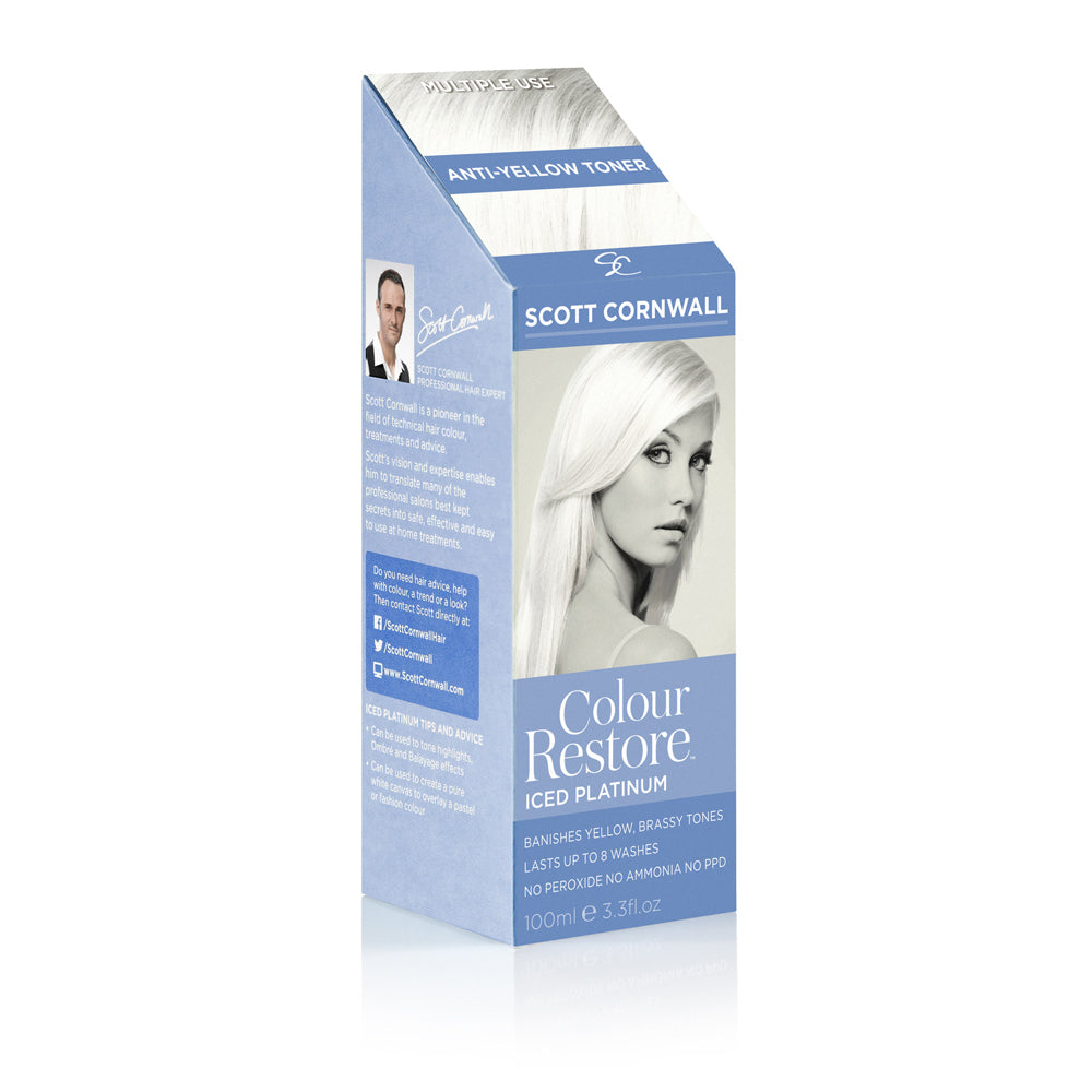 Scott Cornwall Colour Restore Iced Platinum Hair Care Anti-Yellow Treatment (2 Pack) — image 2