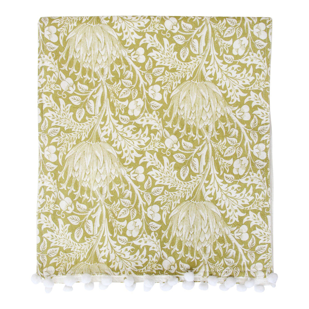 LVD Cotton Canvas 135cm Table Runner Kitchen Dining Rectangle Decor Cloth Artichoke