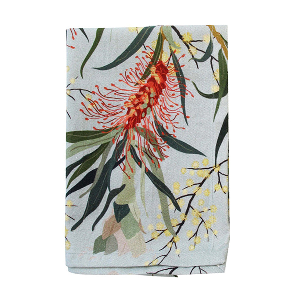 LVD Cotton Stonewash 45cm Table Napkin Reusable Dining Tablecloth Gum Flower (4 Pack) — image 2
