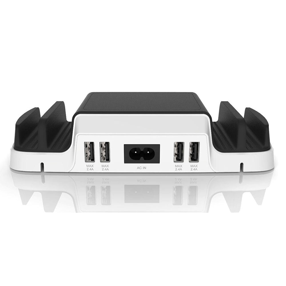 Huntkey 40W SmartU Charging Dock 4-Port/Built-in Micro USB Cables f/ Smartphones — image 2