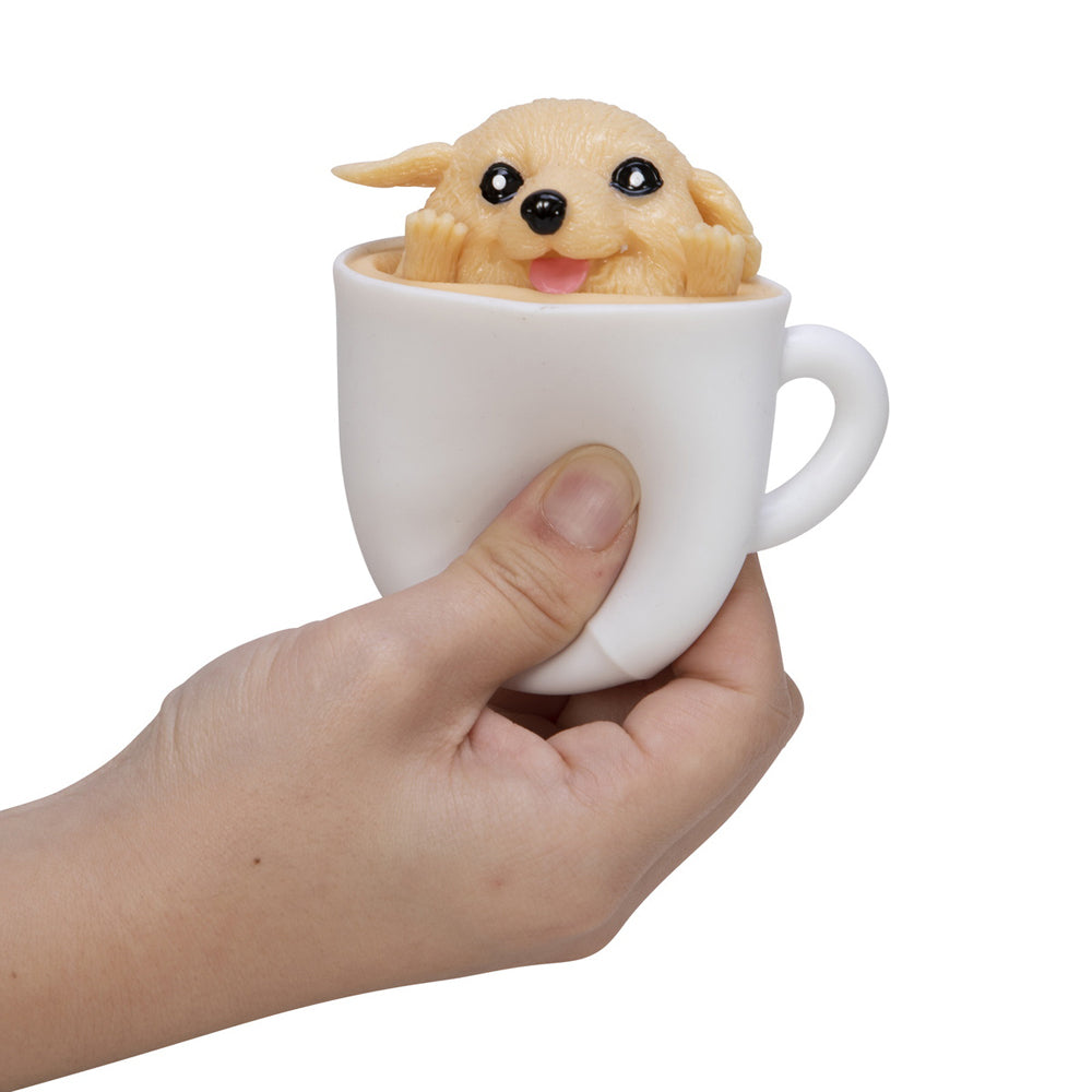 Schylling Pup In a Cup Kids Squeeze Sensory Squish Play Toy 6cm Assorted 3y+ — image 5