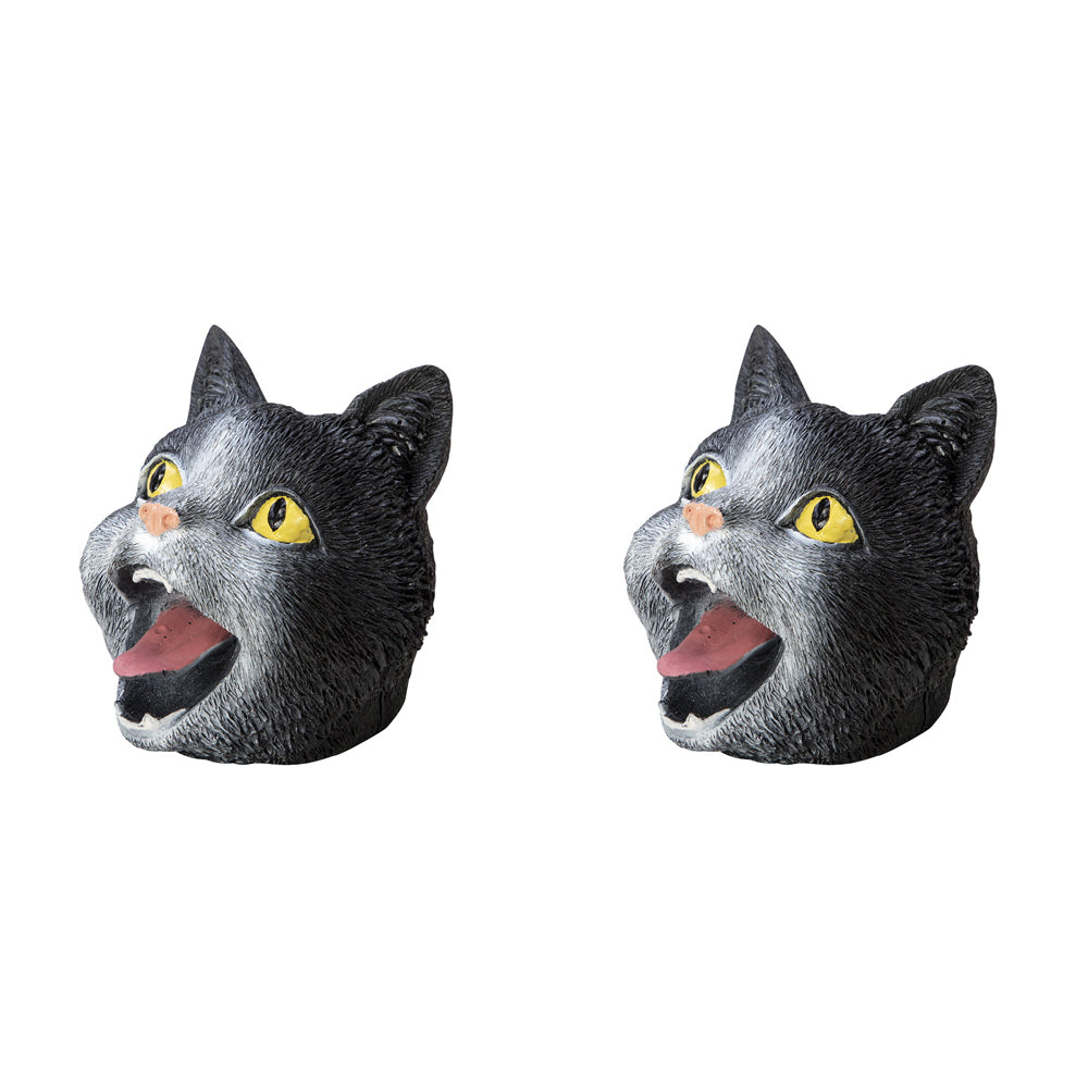 Schylling Stretchy Cat Hand Puppet Kids Fun Pretend Play Toy 15cm Asst. 5+ (2 Pack)