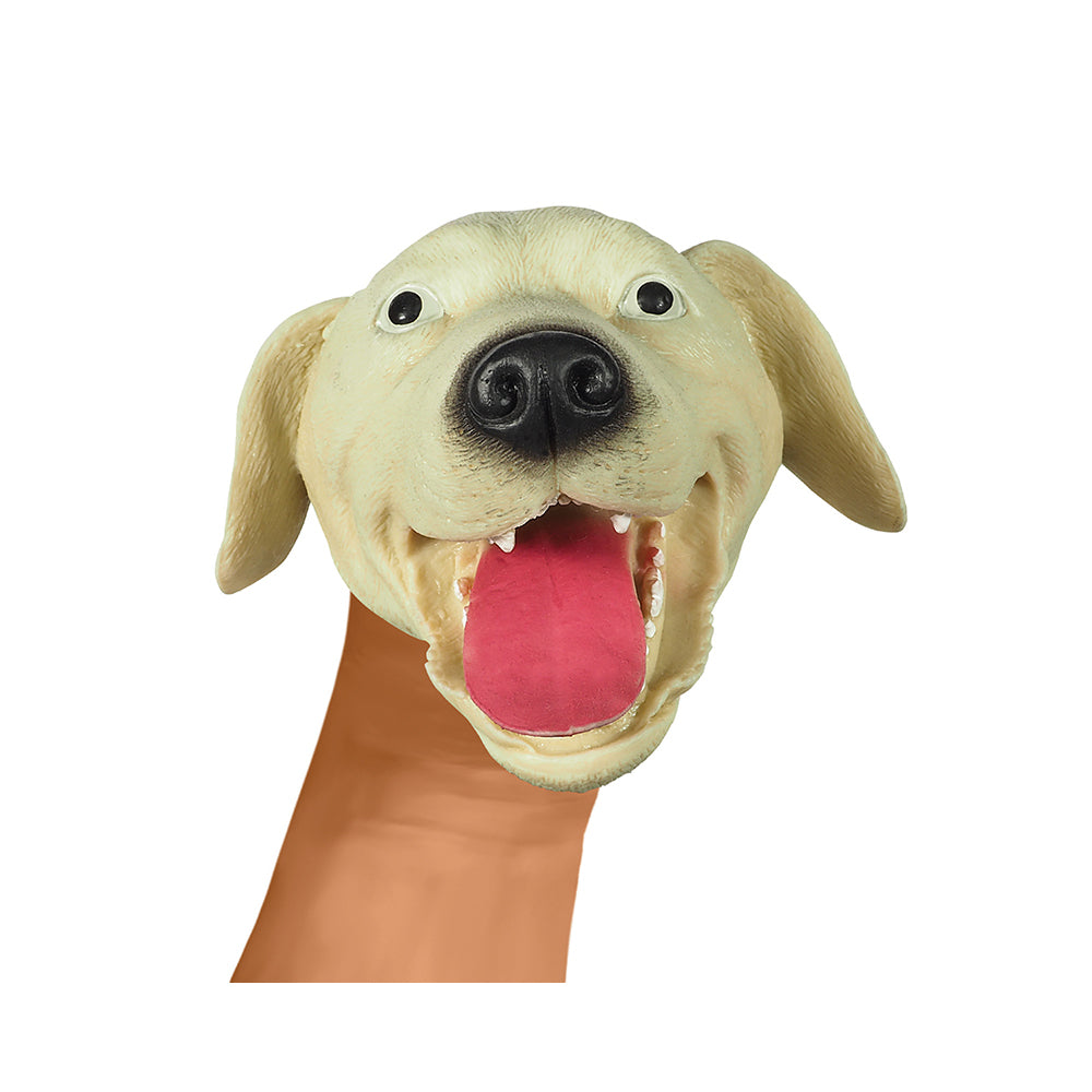 Schylling Stretchy Dog Hand Puppet Kids Pretend/Role Play Toy 15cm Assort 5y+