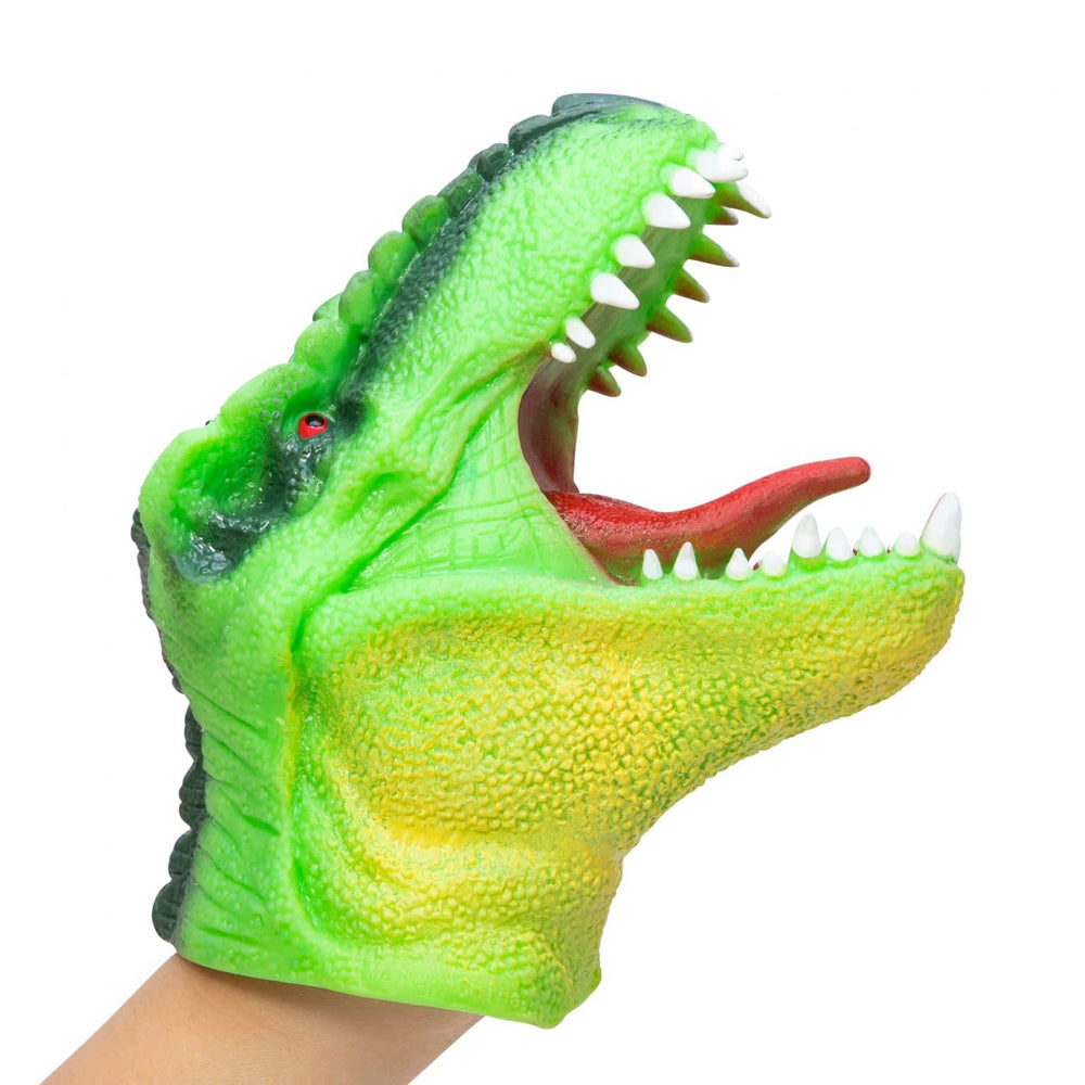Schylling Stretchy Dinosaur Hand Puppet Kids Pretend Play Toy 15cm Assort 5y+ — image 3