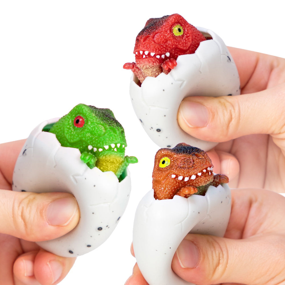 Schylling Dinosaur Squeezy Peek Hatchers Kids Fun Squish Toy 5cm Assorted 3+ — image 2