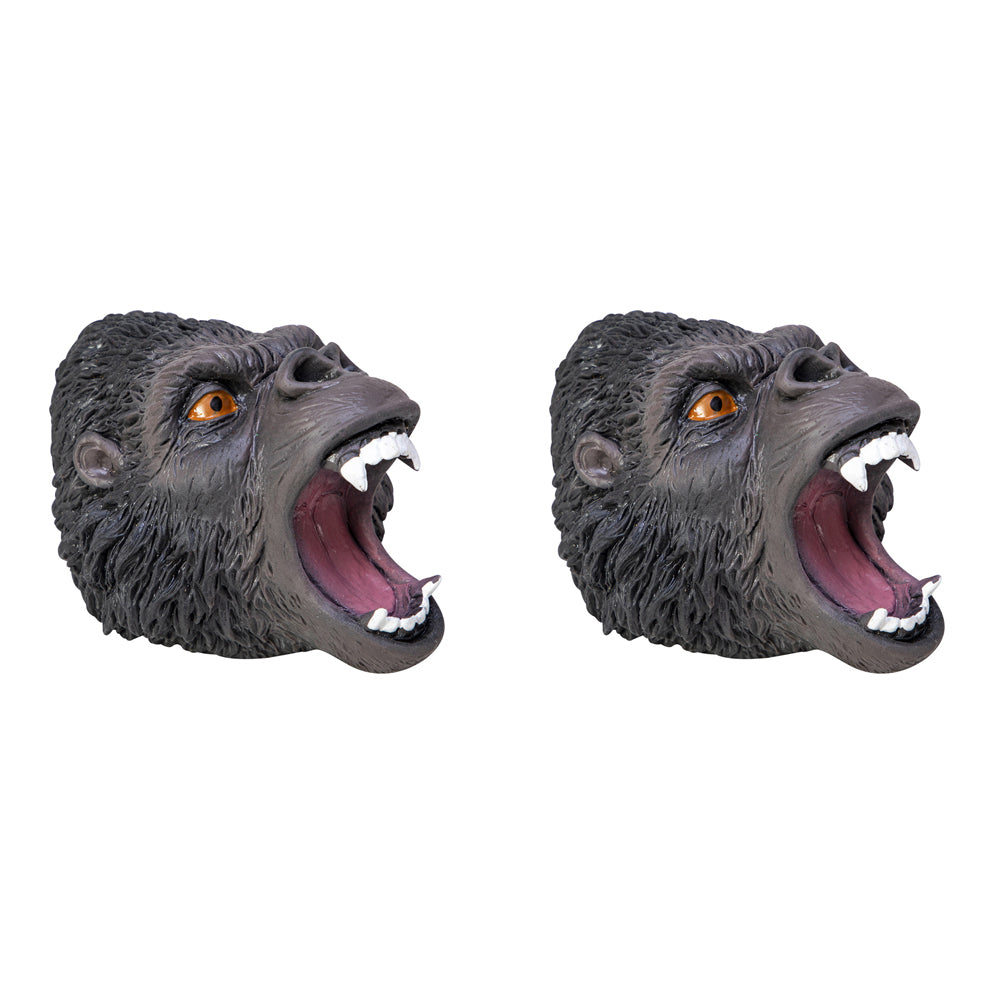 Schylling Gorilla Hand Puppet Kid/Children Pretend Play Sensory 15cm Toy 3y+ (2 Pack)
