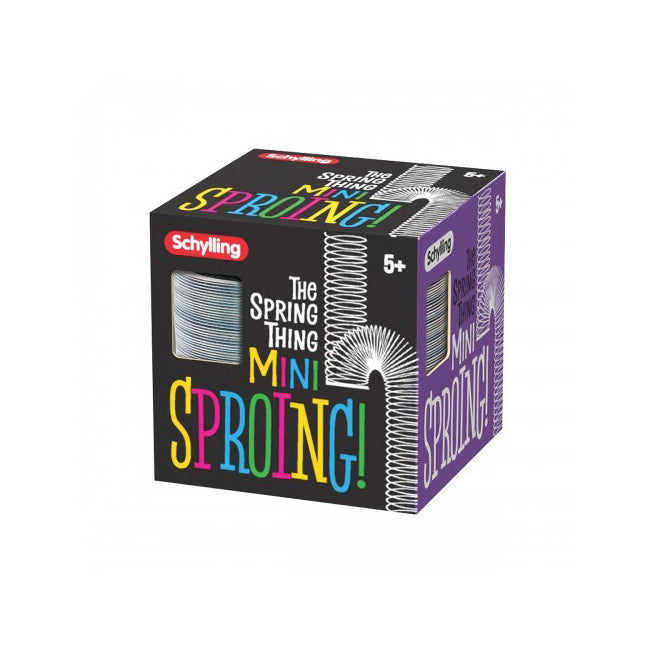 Schylling Mini Sproing Metal The Spring Thing 6cm Kids Classic Toy 5y+ Asst. (4 Pack) — image 2