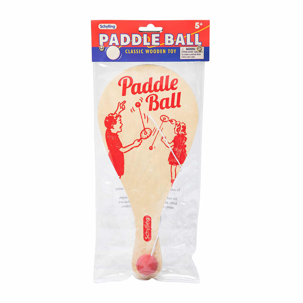 Schylling Paddle Ball Game 28cm Kids/Children Play Classic Wooden Toy 4y+ — image 3