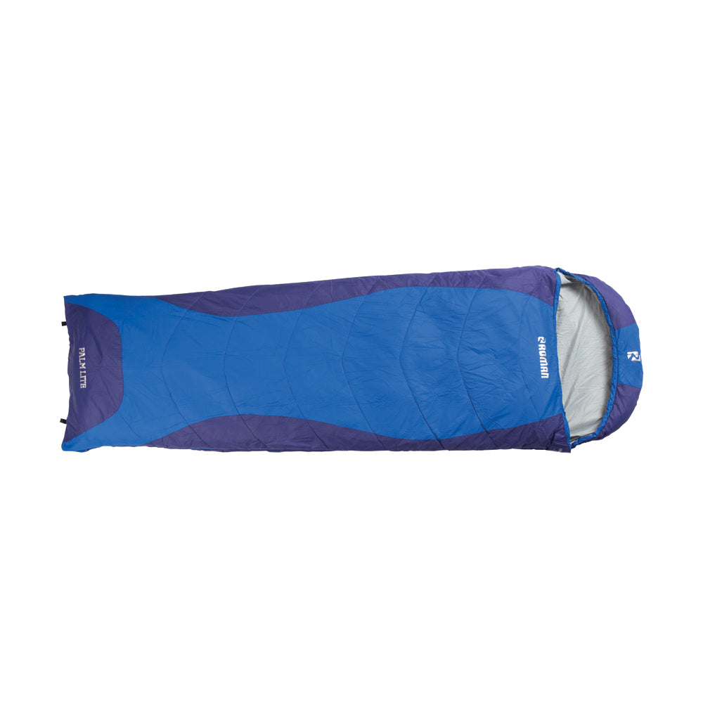 Roman Palm I Single Sleeping Bag +15C Outdoor Camping/Hiking Ultramarine Blue — image 3