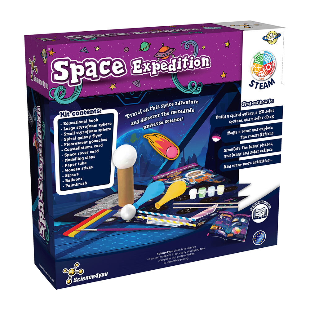 Science4you Science 4 You Space Expedition Kids DIY Fun Educational Science Kit 4y+