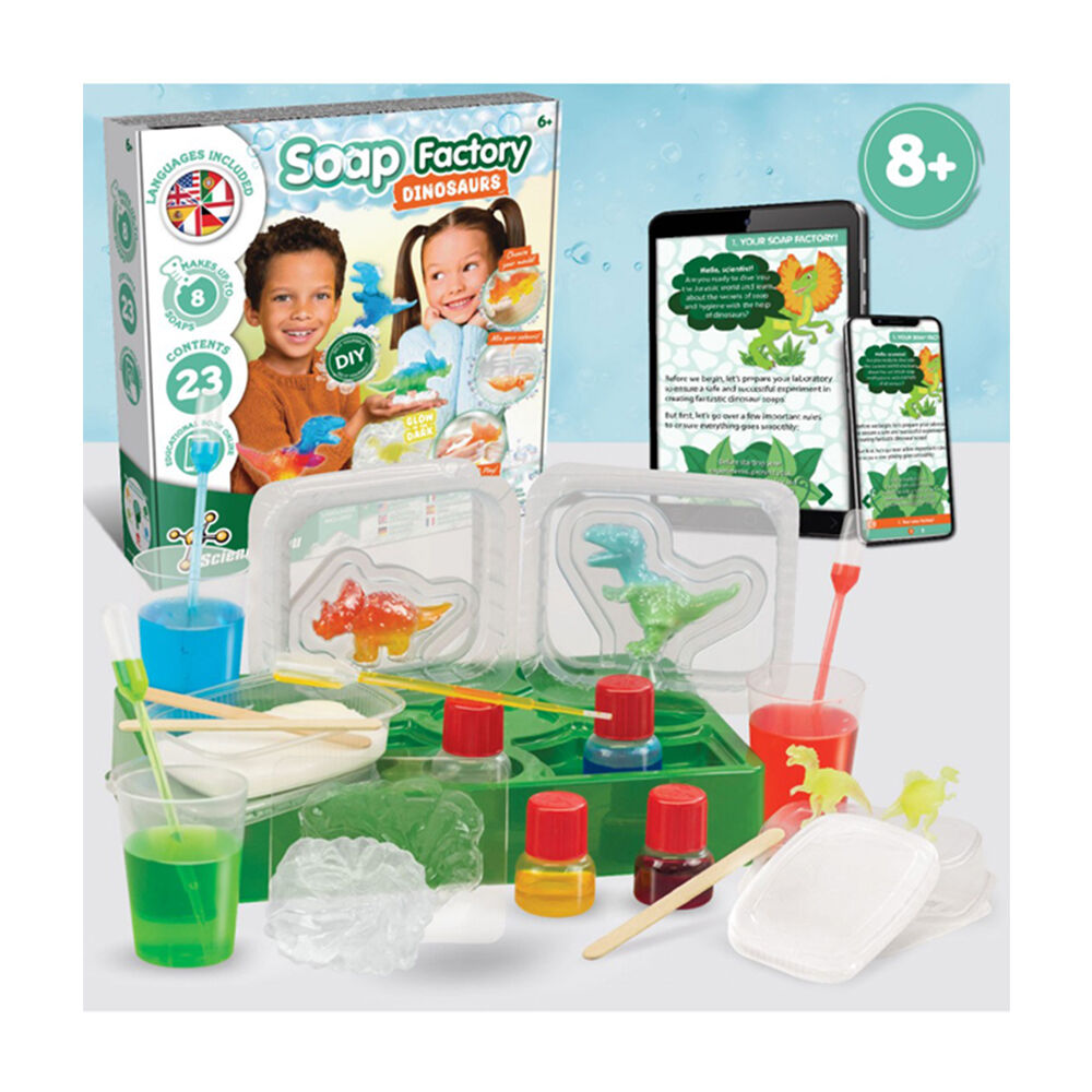 Science4you Science 4 You Soap Factory Dinosaurs Educational Kids Craft Art Kit 8y+ — image 2