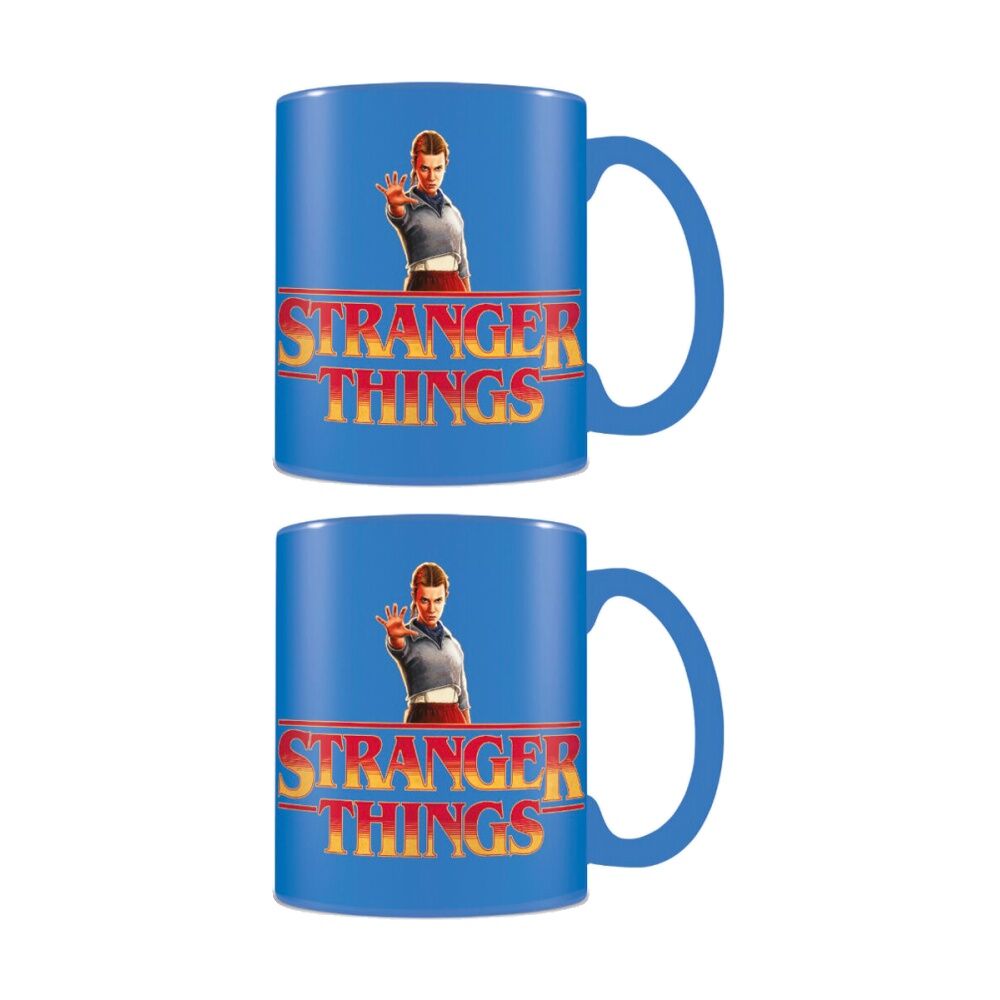 TV Blockbusters Stranger Things 5 Characters Ceramic Hot & Cold Drinking Mug (2 Pack)