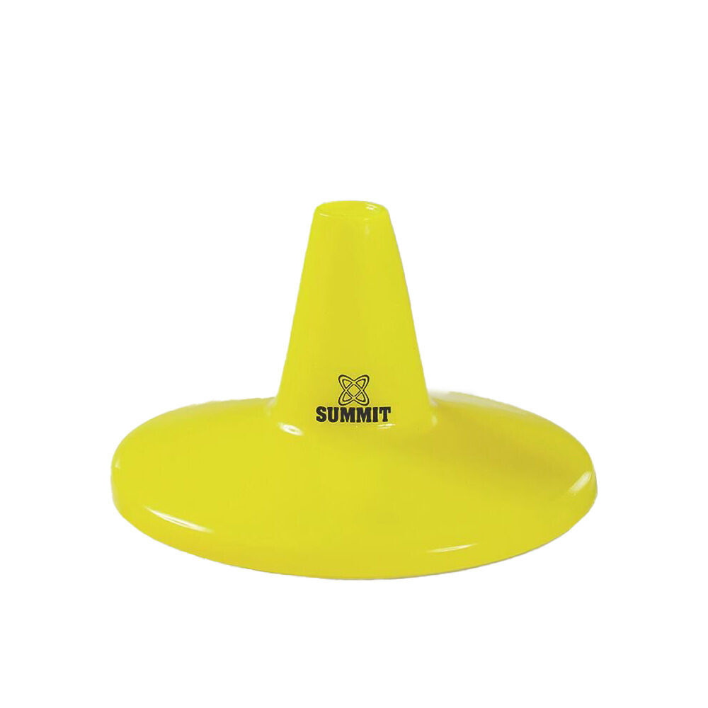 Summit Global Plastic Softball/Baseball Batting Tee Large 25x12cm Yellow (4 Pack) — image 2