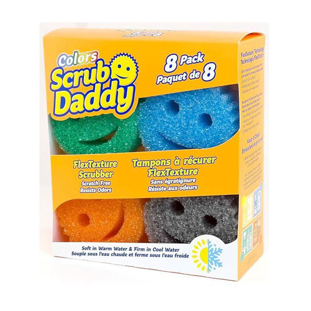 Scrub Daddy 8pc Scrub Daddy Multi-Pack Sponge Scrubber Household Kitchen Cleaning Tools (2 Pack) — image 2