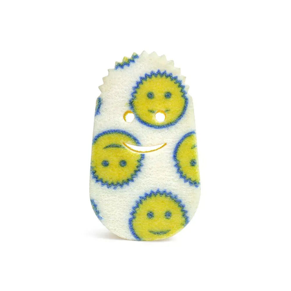 Dish Daddy 2pc Dish Daddy Scrubbing Head Sponge Cleaner Refill Replacement Yellow (8 Pack) — image 4