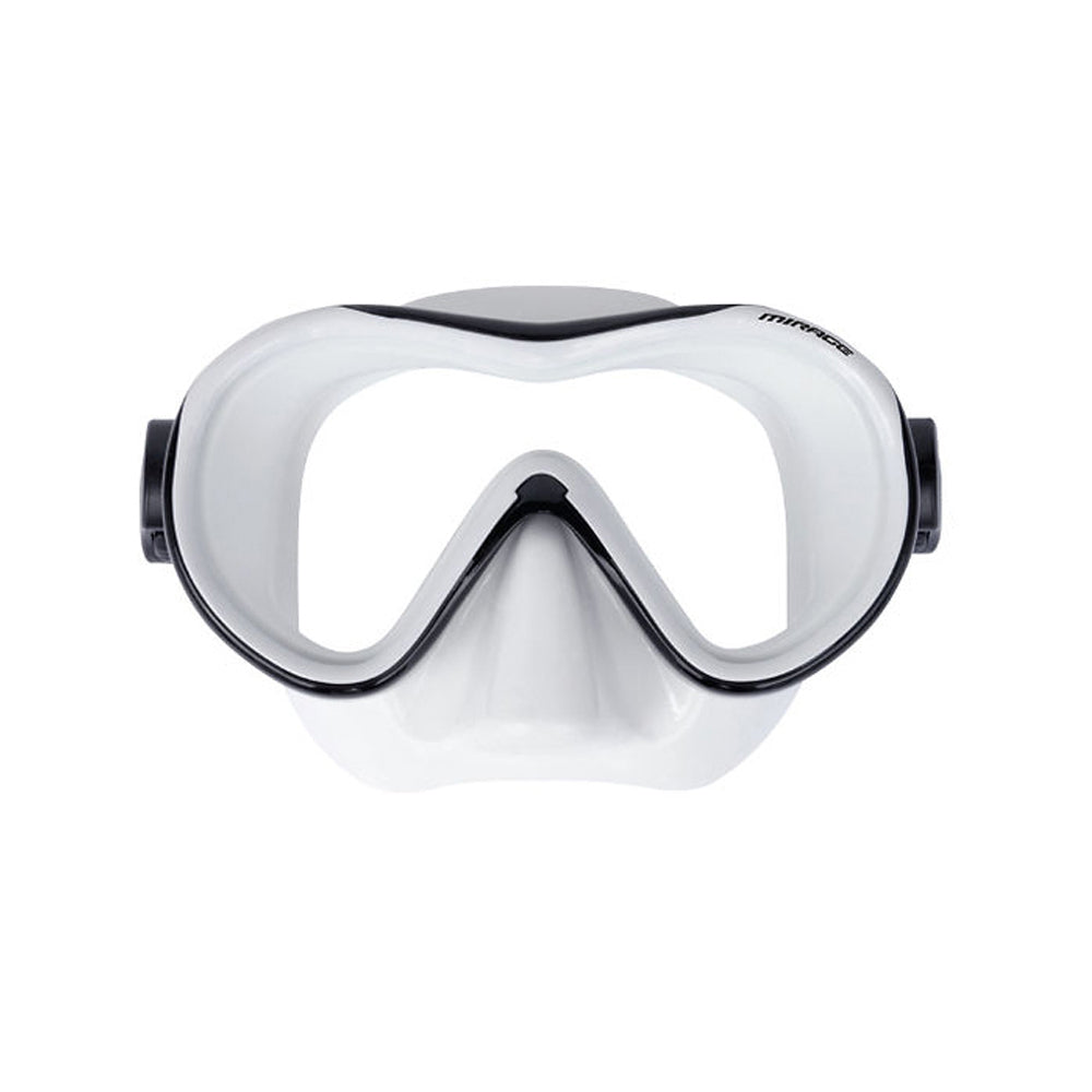 Mirage Phantom Silicone Mask and Snorkel Underwater Swimming Set Adult White — image 3