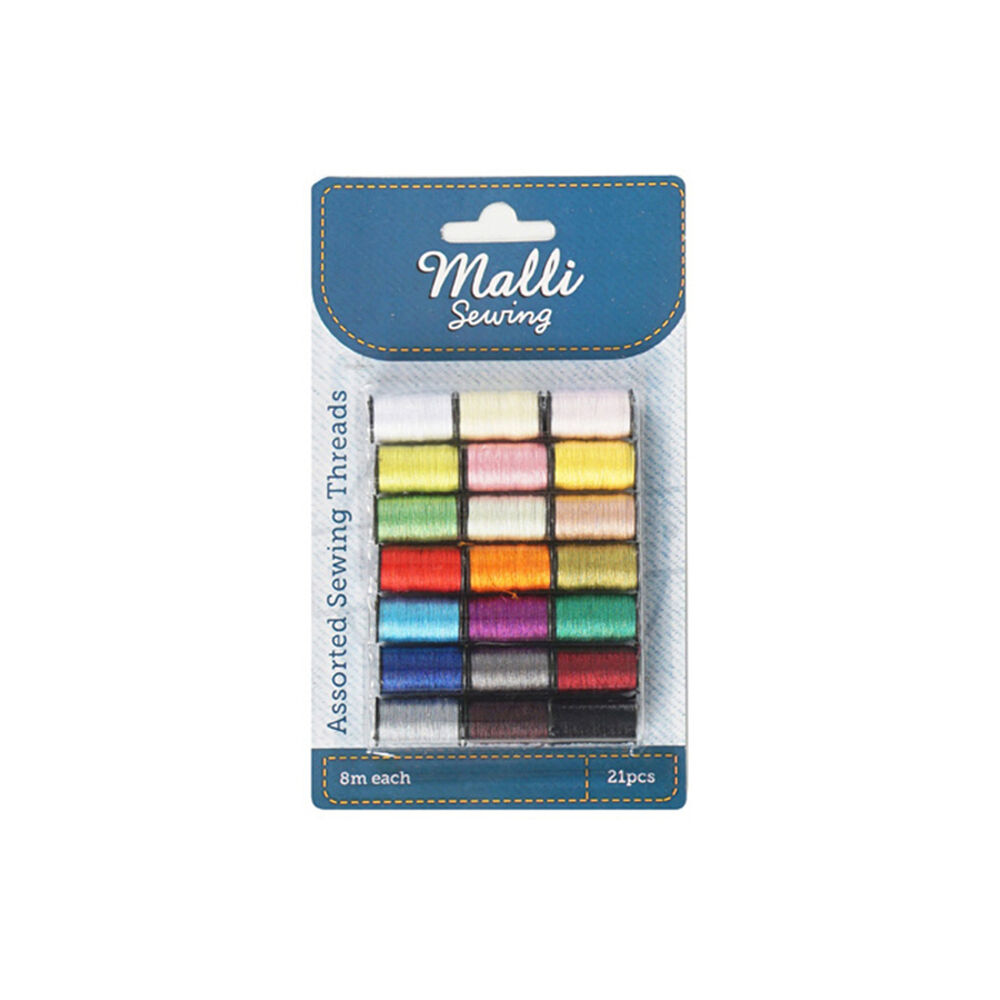 Malli Sewing Durable Craft & Garment All-Purpose Sewing Threads Assorted