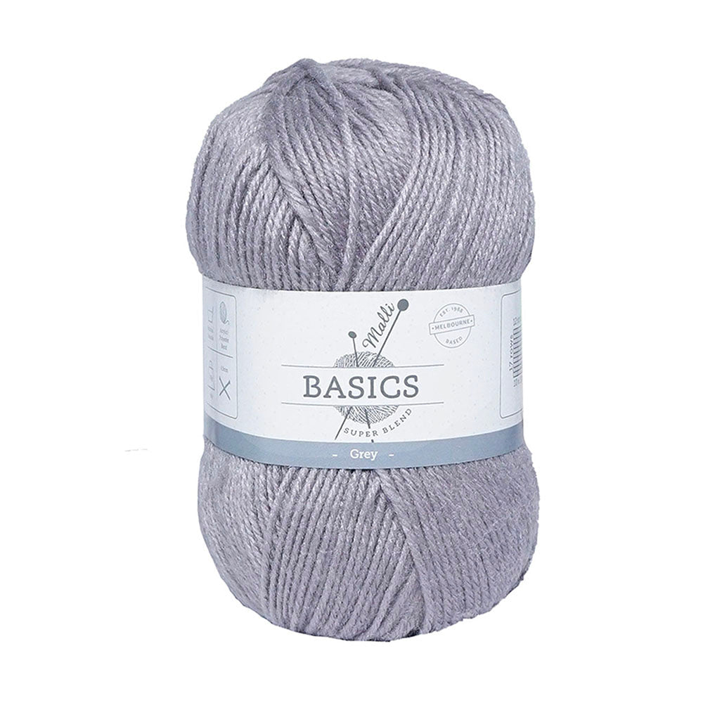Malli Grey Blend Basic 100g Knitting/Crochet Craft Yarn Acrylic/Poly (10 Pack) — image 2