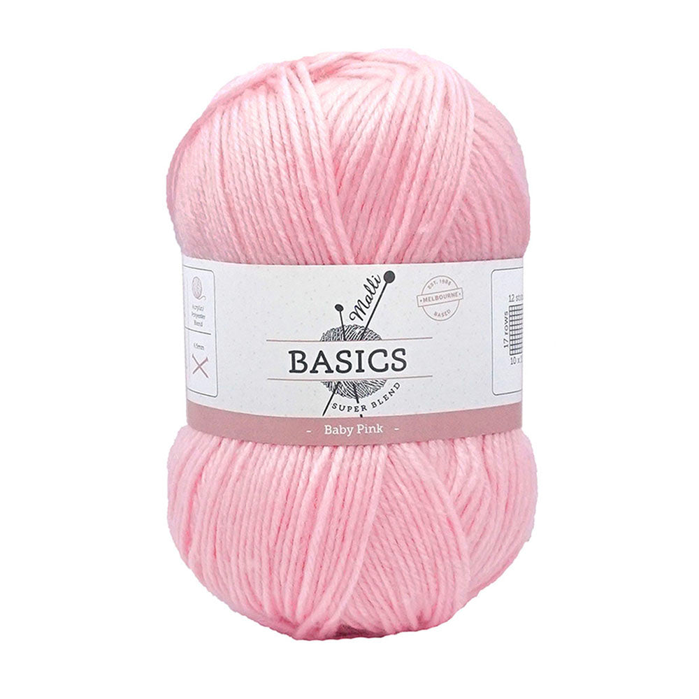 Malli Baby Pink Blend Basic 100g Knitting/Crochet Yarn Acrylic/Poly (10 Pack) — image 2