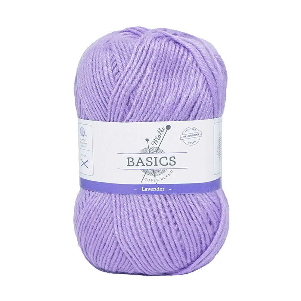 Malli Lavender Super Blend Basic 100g Knitting/Crochet Yarn Acrylic/Poly