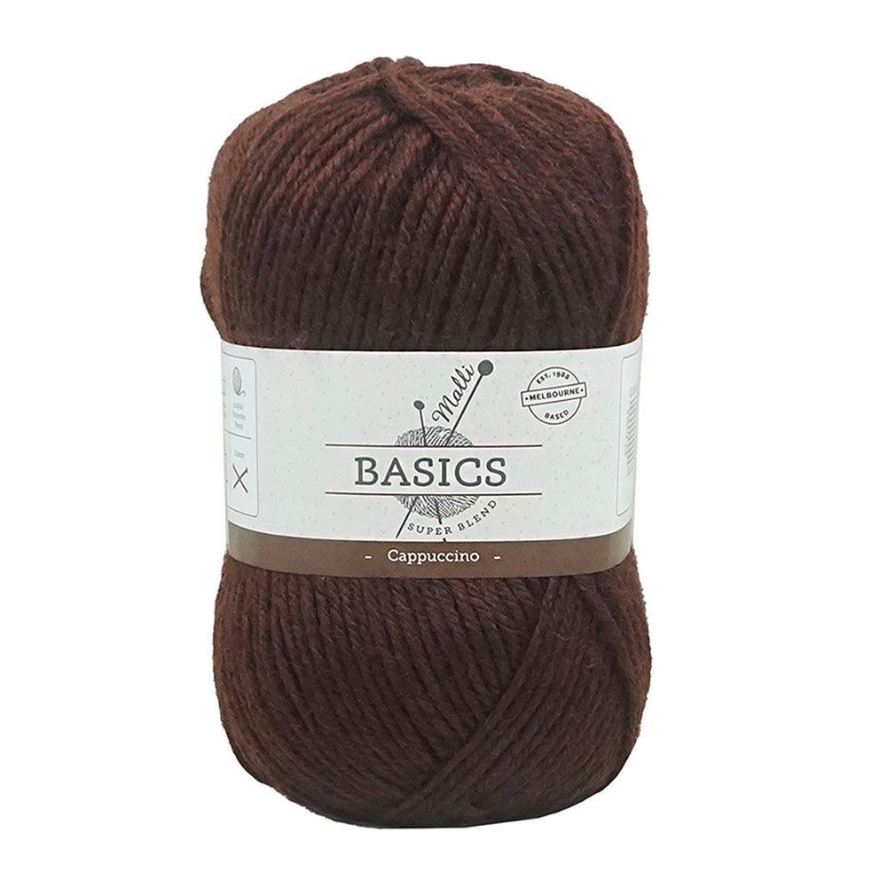 Malli Cappuccino Blend Basic 100g Knitting/Crochet Yarn Acrylic/Poly (10 Pack) — image 2