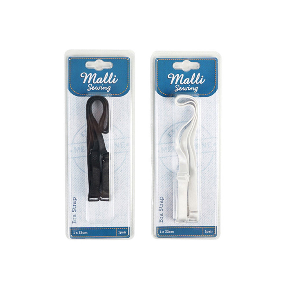 Malli Sewing 1-Pair Nylon Adjustable Replacement Bra Strap 121x32cm Assorted (6 Pack) — image 3