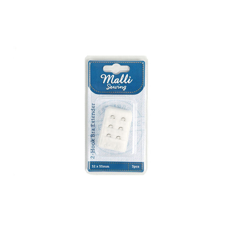 Malli 3pc Malli 1232x55mm Assorted 2-Hook Adjustable Bra Extender (12 Pack) — image 2