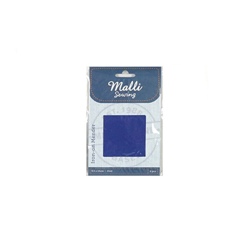 Malli Sewing Assorted Iron-On Mender Fabric Patch Coloured