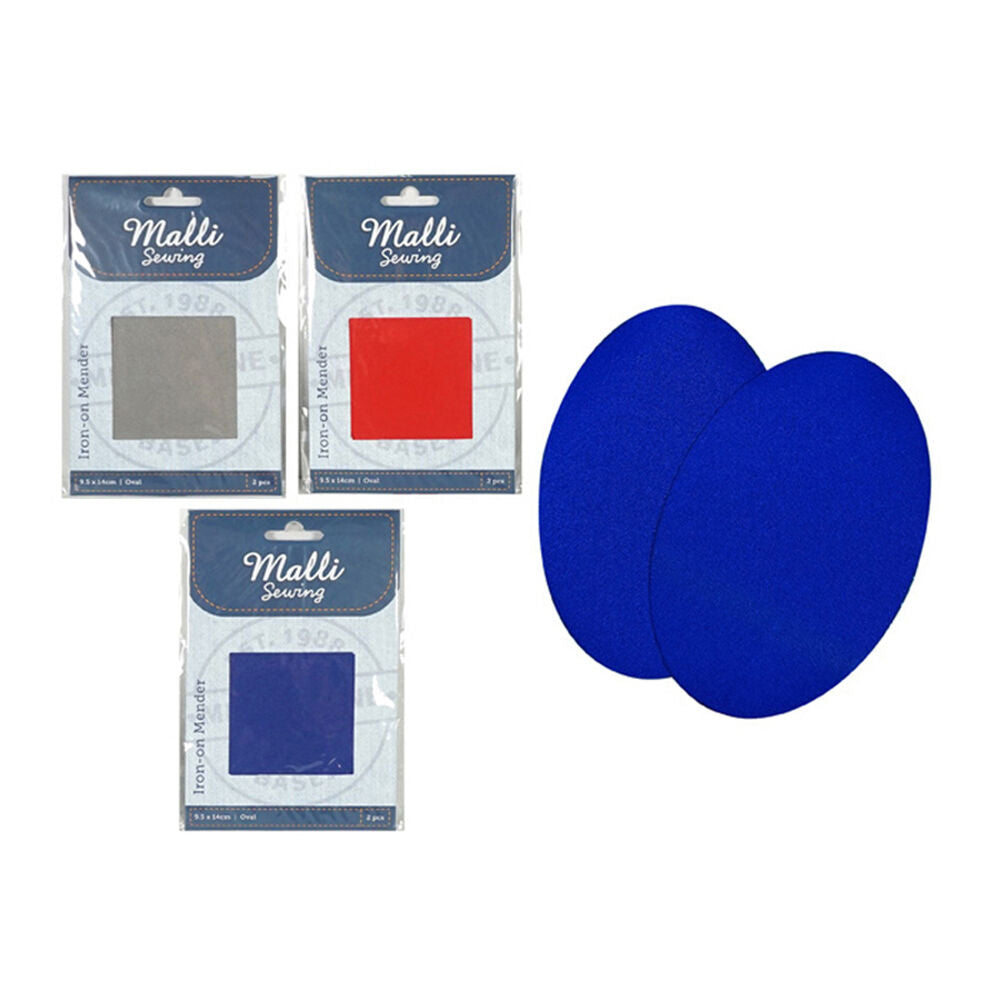 Malli Sewing Assorted Iron-On Mender Fabric Patch Coloured — image 2