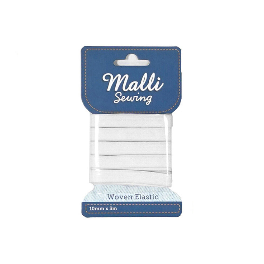 Malli Sewing Soft Elastic Band Flexible DIY Sewing Cord x Assorted — 10mm 3m