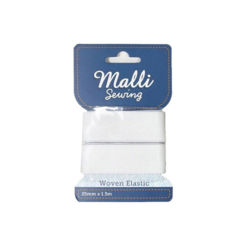 Malli Sewing Soft Elastic Band Cord 30mm x 1M - Assorted (12 Pack) — image 2
