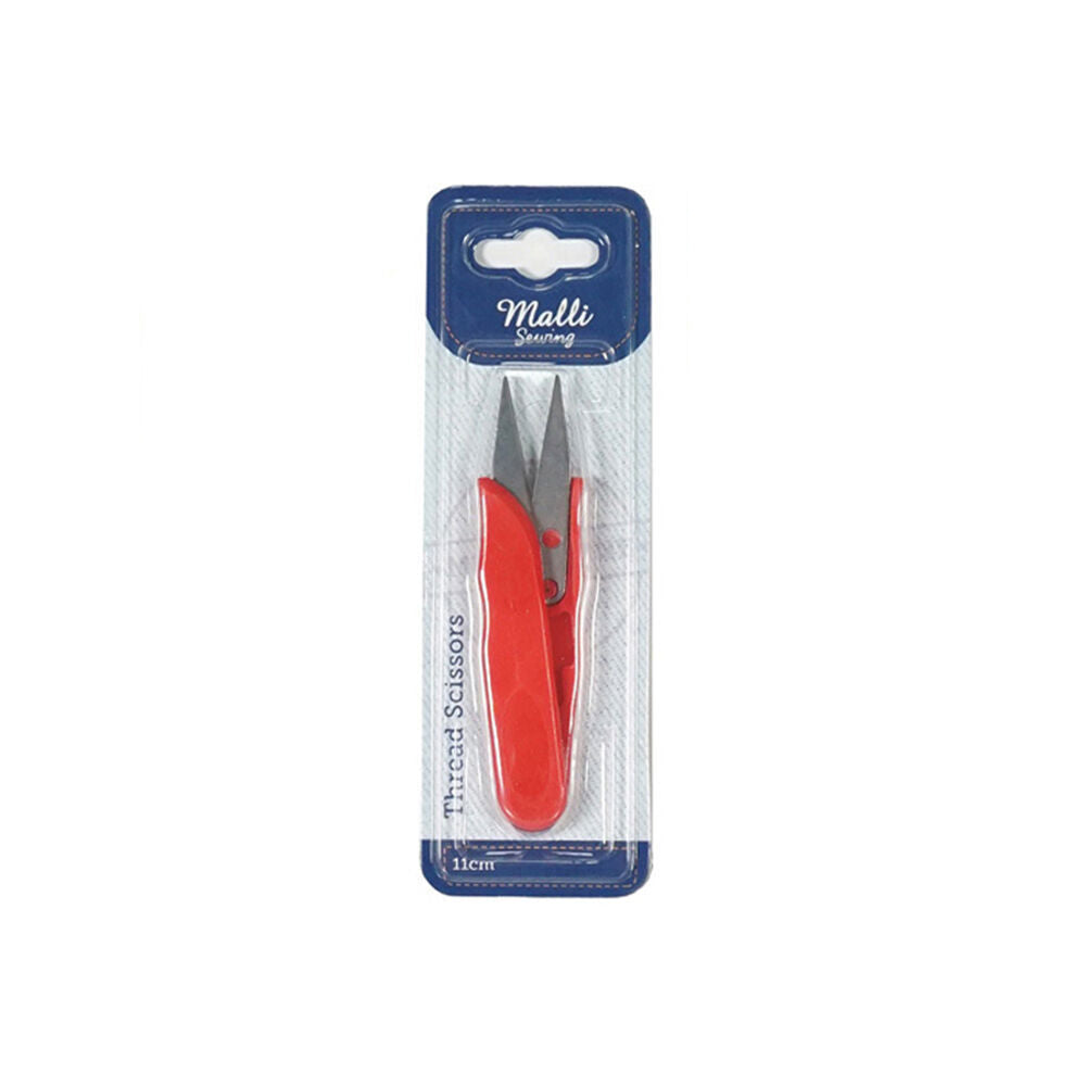 Malli Sewing Steel/Plastic Thread Snipping Sewing Scissors 11cm Assorted