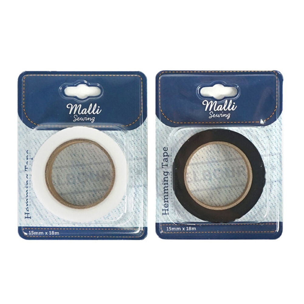 Malli Sewing Hemming DIY Adhesive Sewing Fastening Tape 15mm x 18M Assorted (6 Pack) — image 3